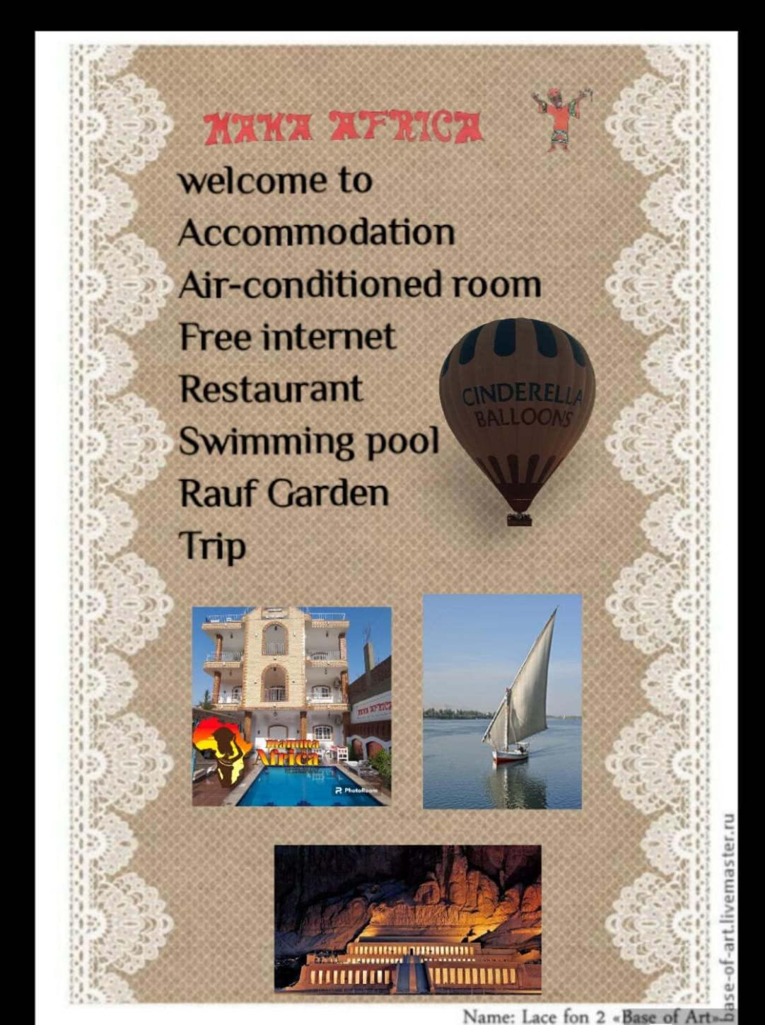 Mama Africa Luxor Aparthotel Exteriör bild