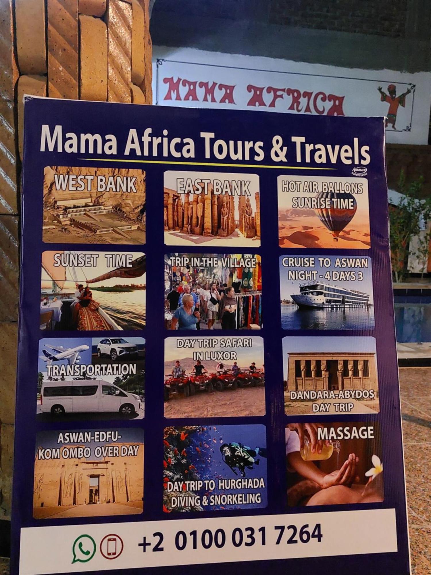 Mama Africa Luxor Aparthotel Exteriör bild